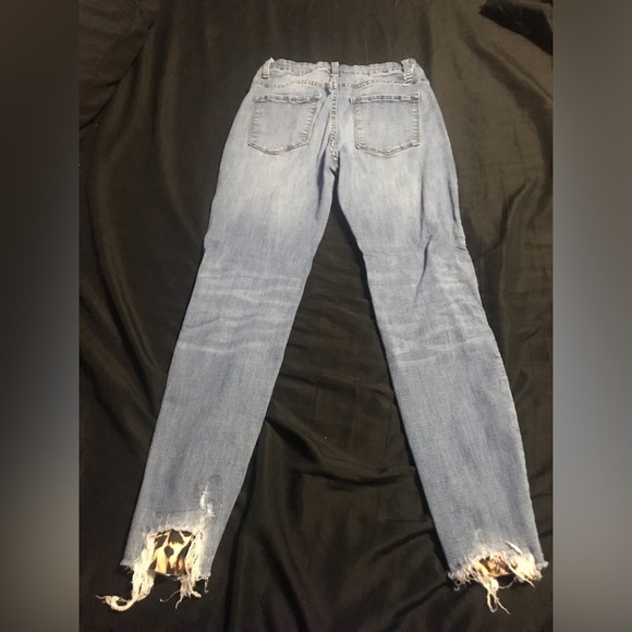 Leopard print patch jeans - Picture 4 of 5